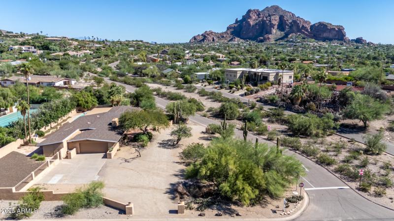 Aerial Camelback Mountain Views