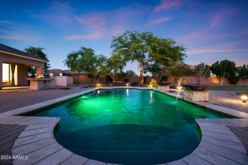 upgraded pool lighting