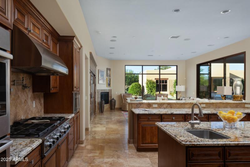 View from Kitchen to Family Room