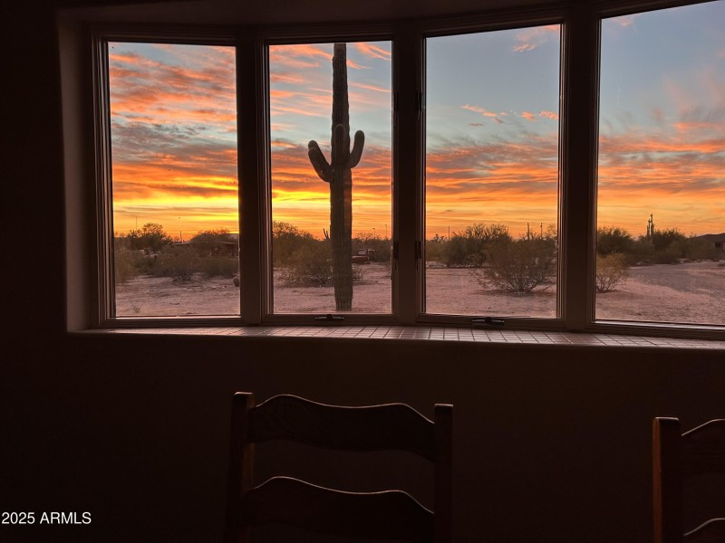 Kitchen sunset