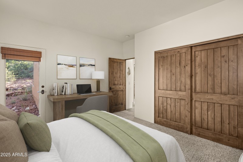 BEDROOM 3 WITH OUTDOOR ENTRY