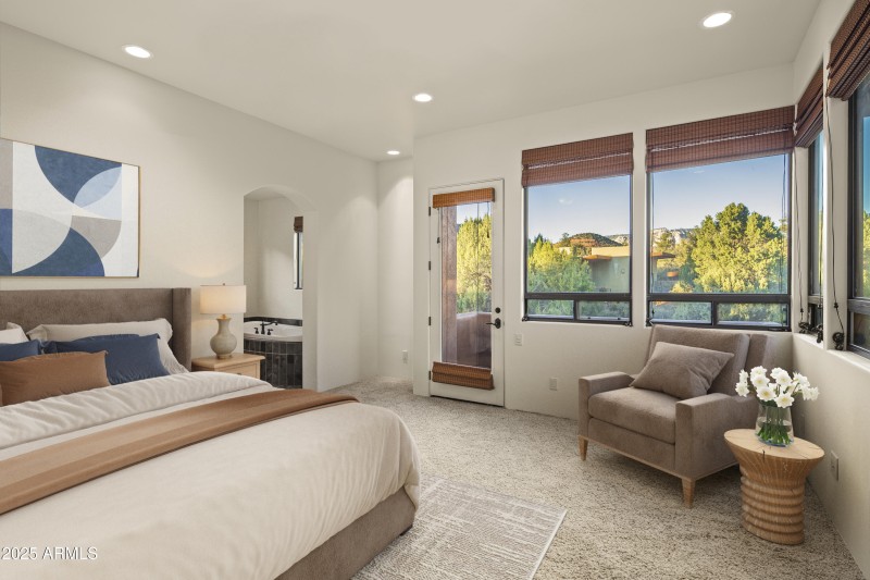 PRIMARY BEDROOM DECK ACCESS