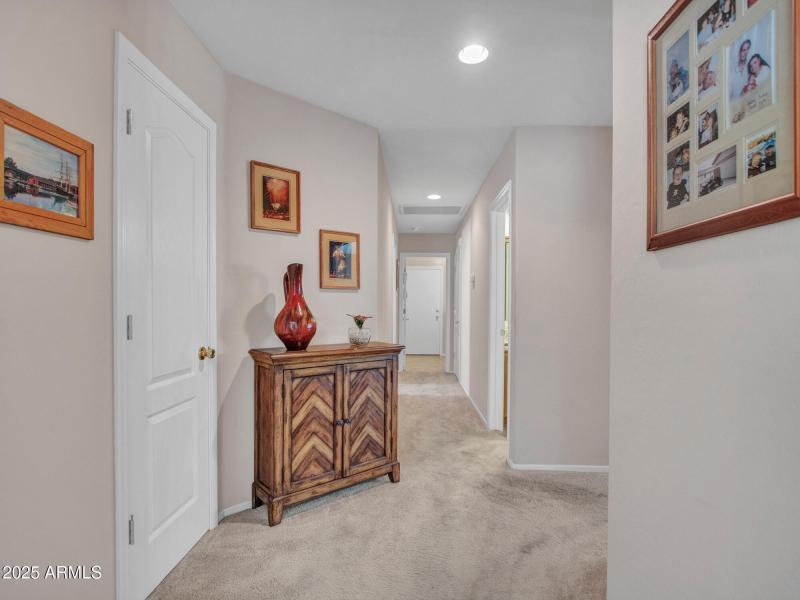 Interior Hallway with Storage