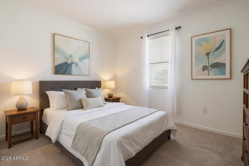 Virtually Staged Bedroom