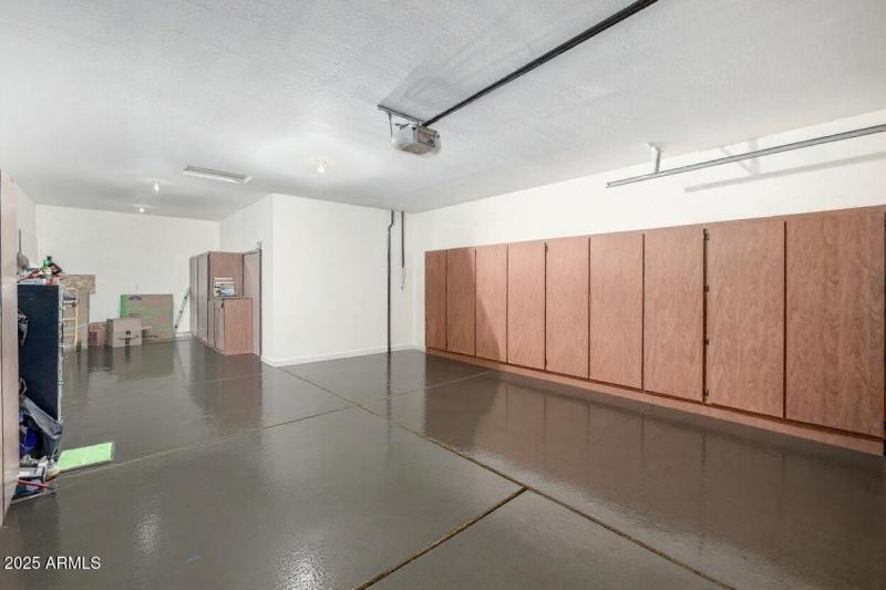 Virtually Staged Garage