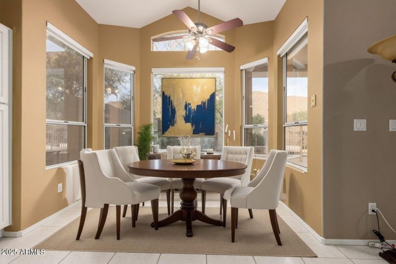 Staged Dining Room