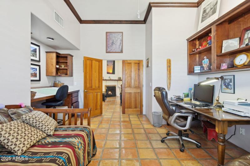 Office/Den with Built-ins