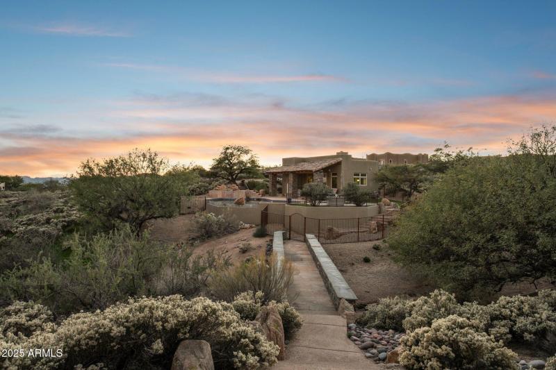 Walkway to Guest House & Pool