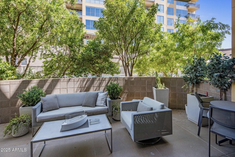 2-NORTH FACING COVERED COURTYARD