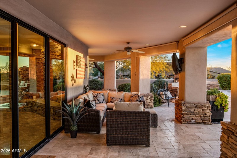Expansive Covered Patio