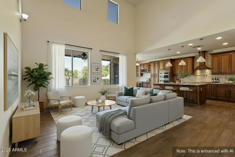 Family Room - Virtually Enhanced