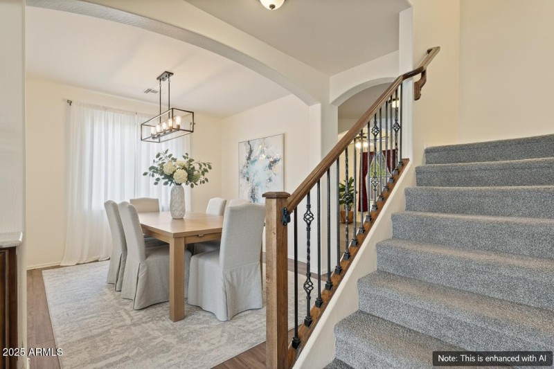 Dining Room - Virtually Enhanced