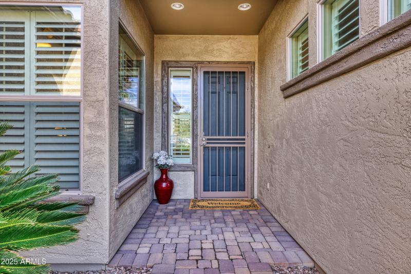 Entry Door w/ Security Screen Door