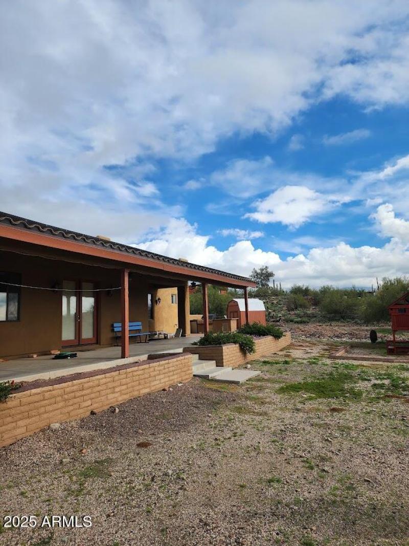 Back yard and second storage