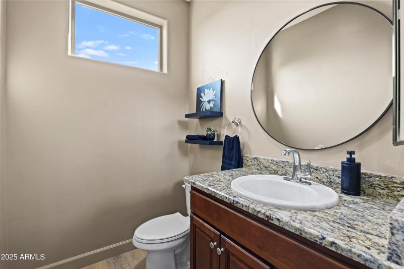 Guest Half Bath on Main Floor