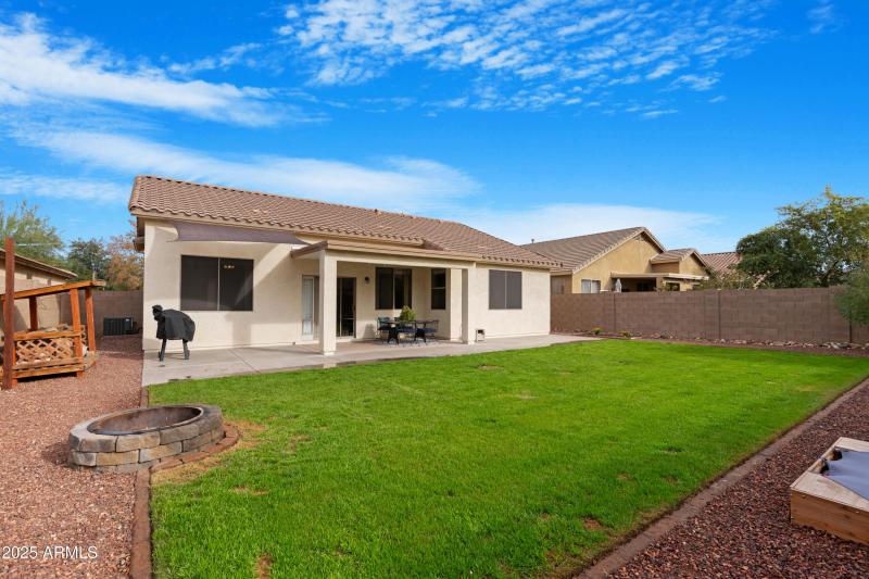 Spacious Backyard with Patio