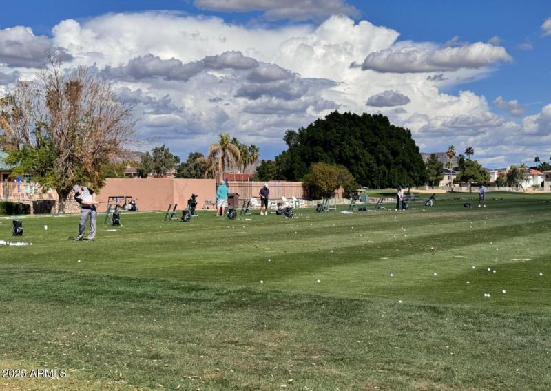 Golf Course Driving Range Near Home