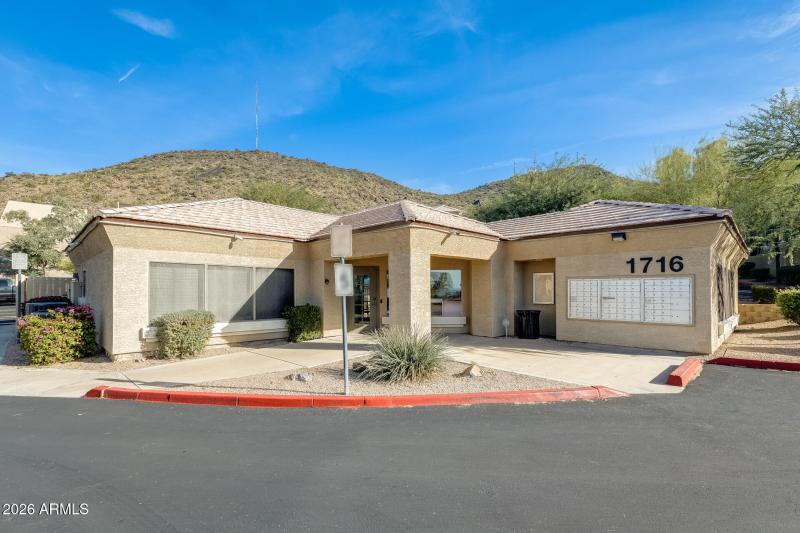 Community mailboxes and clubhouse