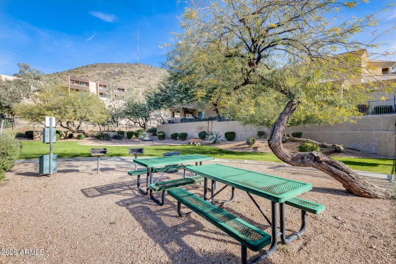 Community picnic area