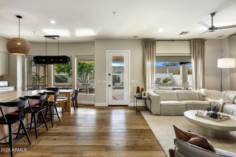 Great Room w/wood floors