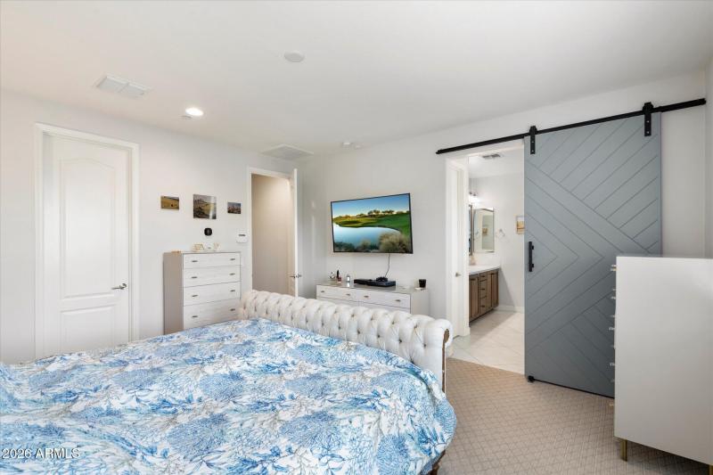 Primary Suite with Custom Sliding Door