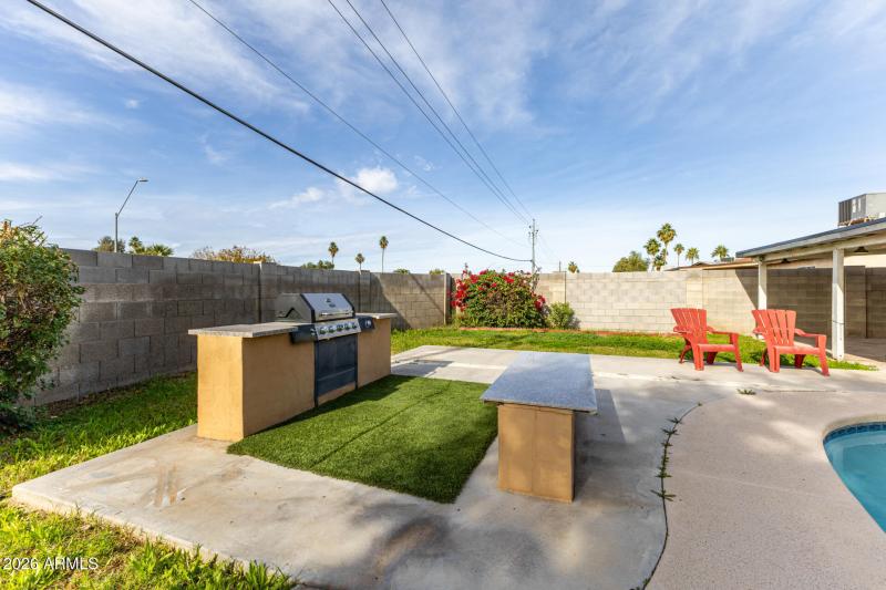 Built-In BBQ Entertaining