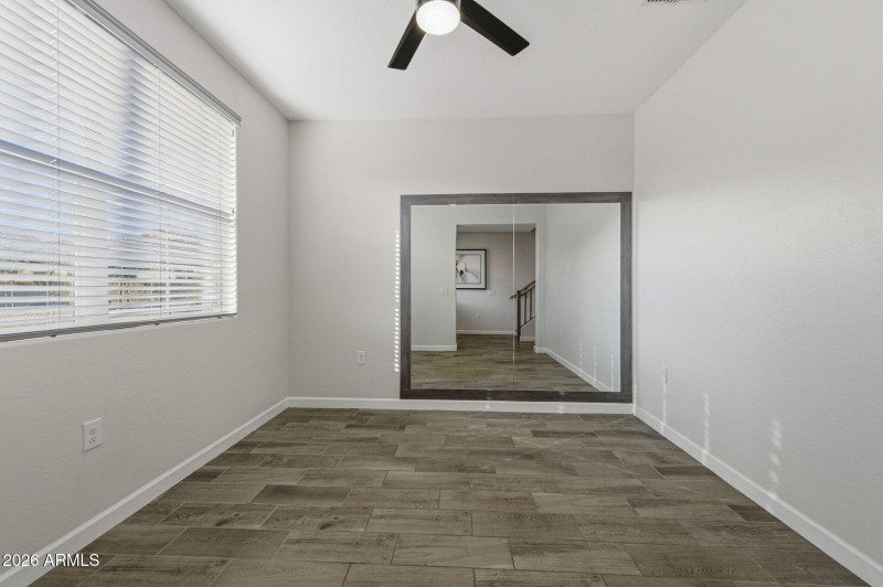 office or home gym stright on photo