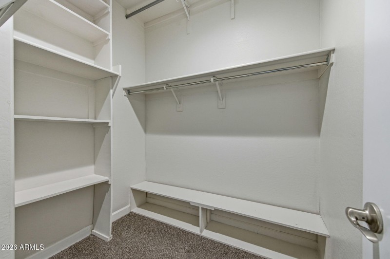 Primary Suite Walk in closet