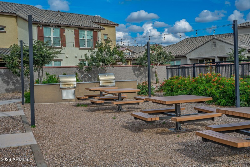 Picnic area in community