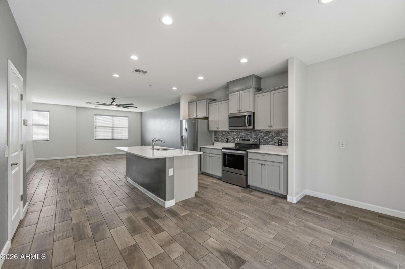 Kitchen view from Dining