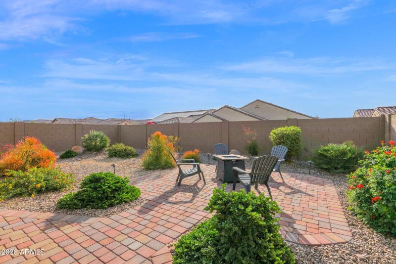 Spacious Yard with Brick Pavers