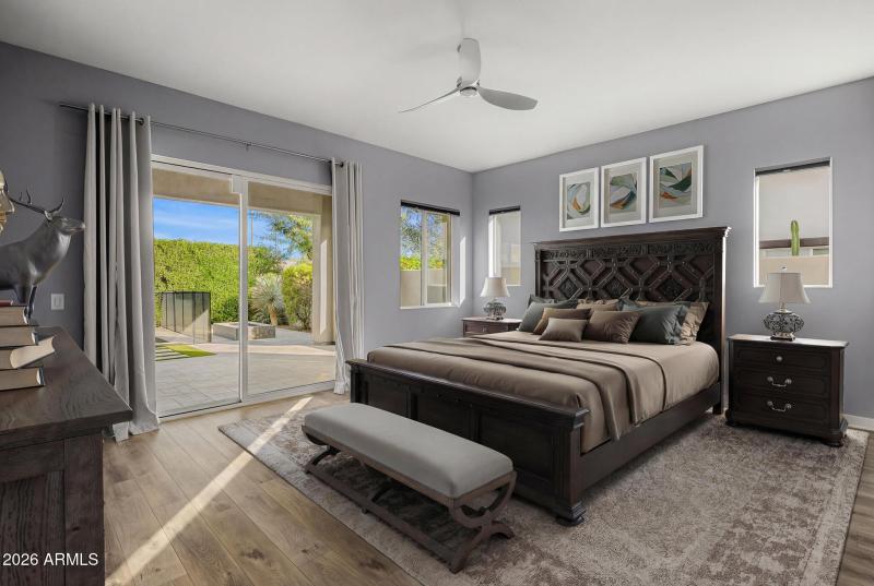 pirmary bedroom virtually staged