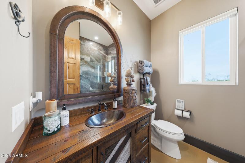 Full Bath + Custom made Vanity