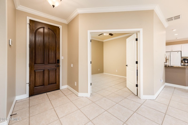 Den with french Doors