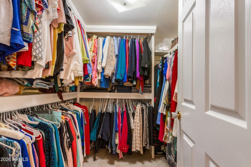 Primary closet