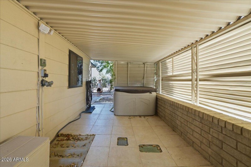 Hot Tub Back Patio