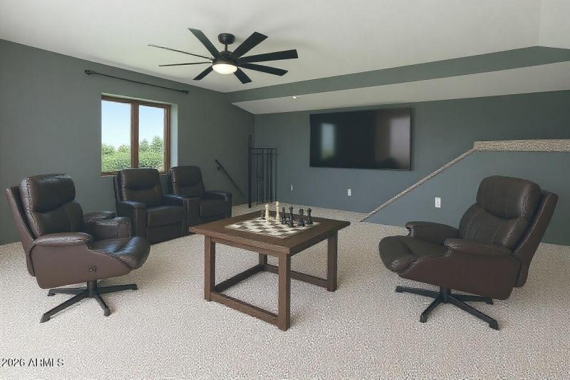 26 Virtually Staged Media Room
