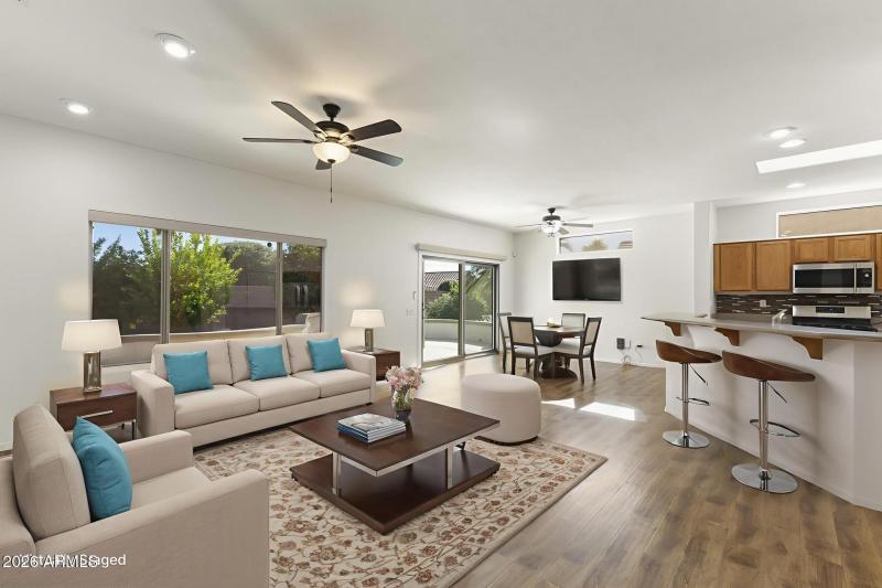 Spacious Open Concept Main Living Area