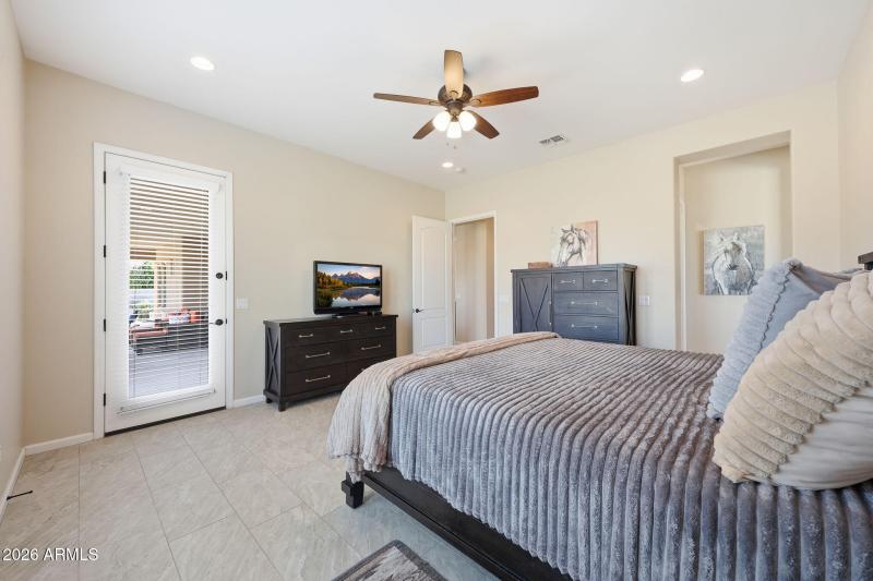 Door from Master to back patio