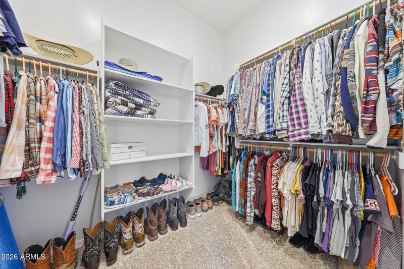 large walk in closet