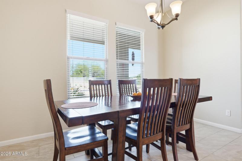 Dining room with views