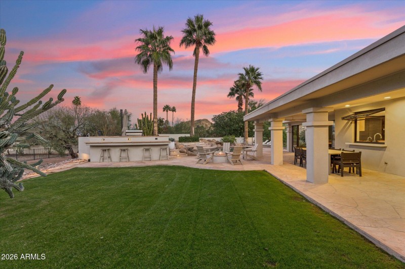 Large Natural Grass Area in Backyard