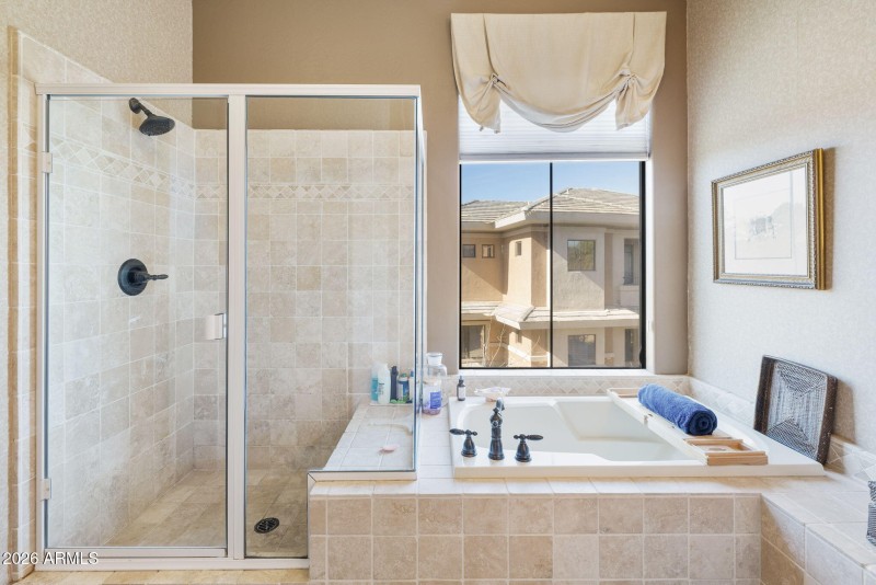 Separate Shower & Tub