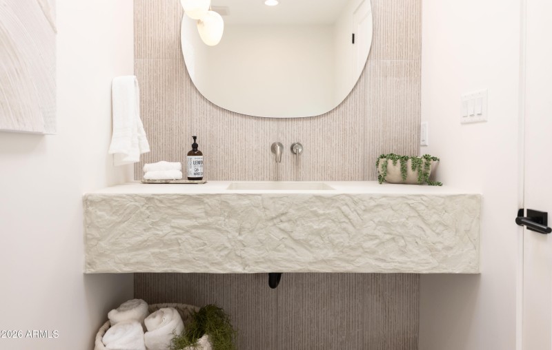 Custom Cement Vanity