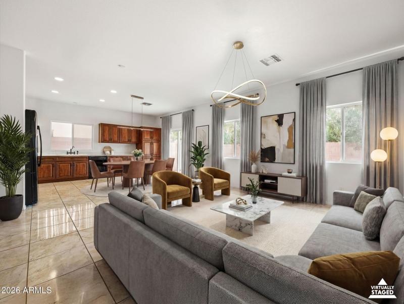 via del sol kitchen staged