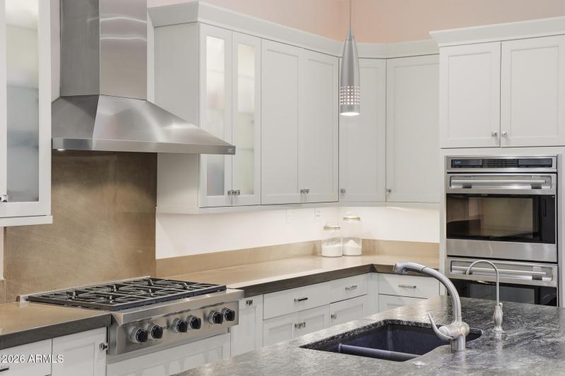 Gas Range and Double Oven