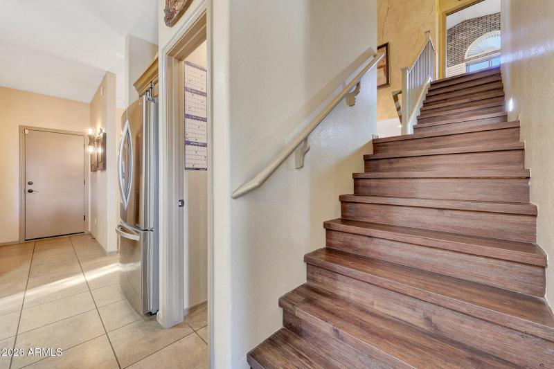 New luxury vinyl plank flooring upstairs