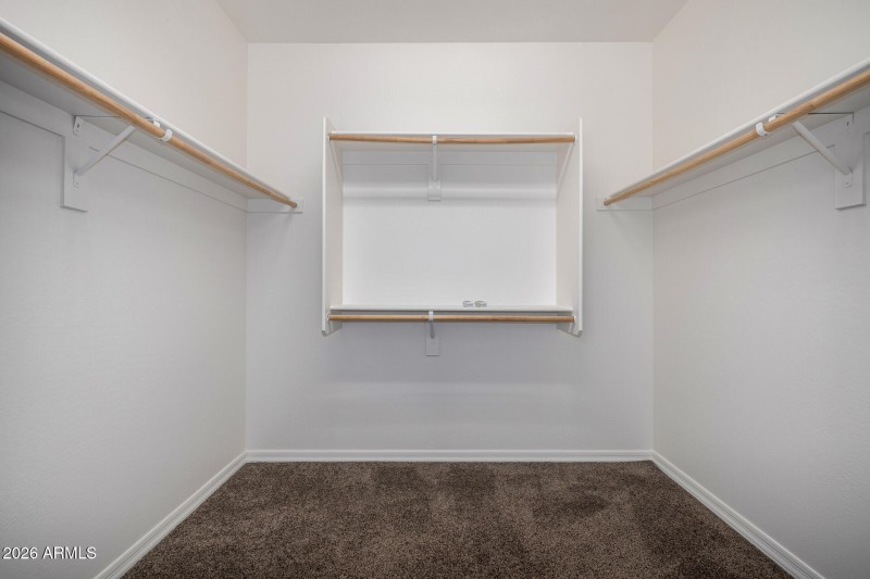 Nice size primary closet