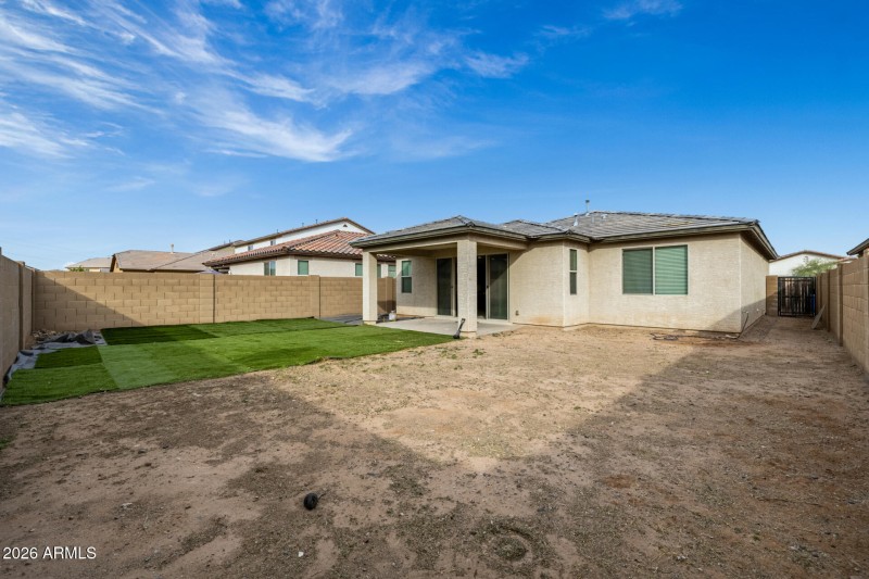 Room for pool, fire pit, play area