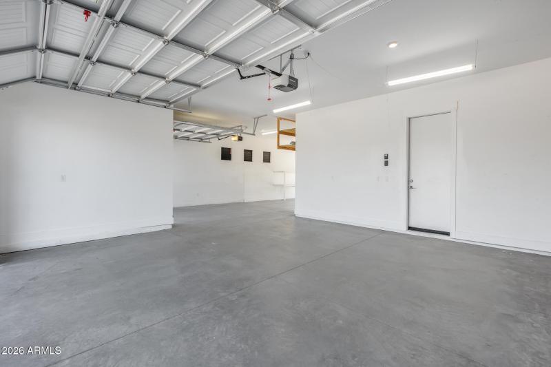 4 car garage with pull through